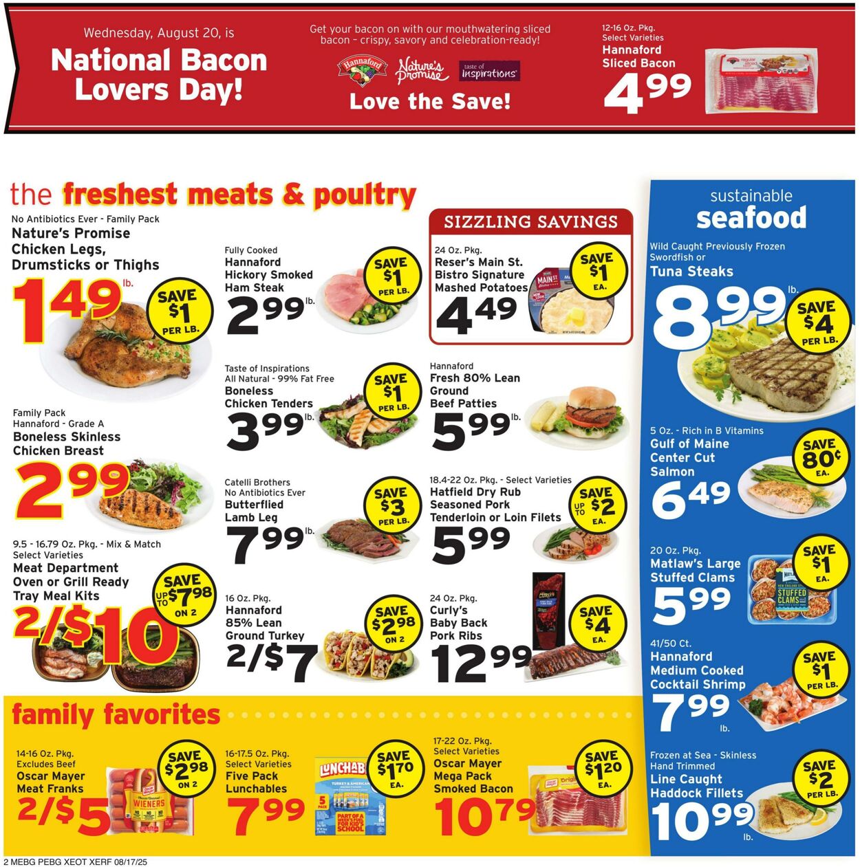 Catalogue Hannaford from 08/17/2025