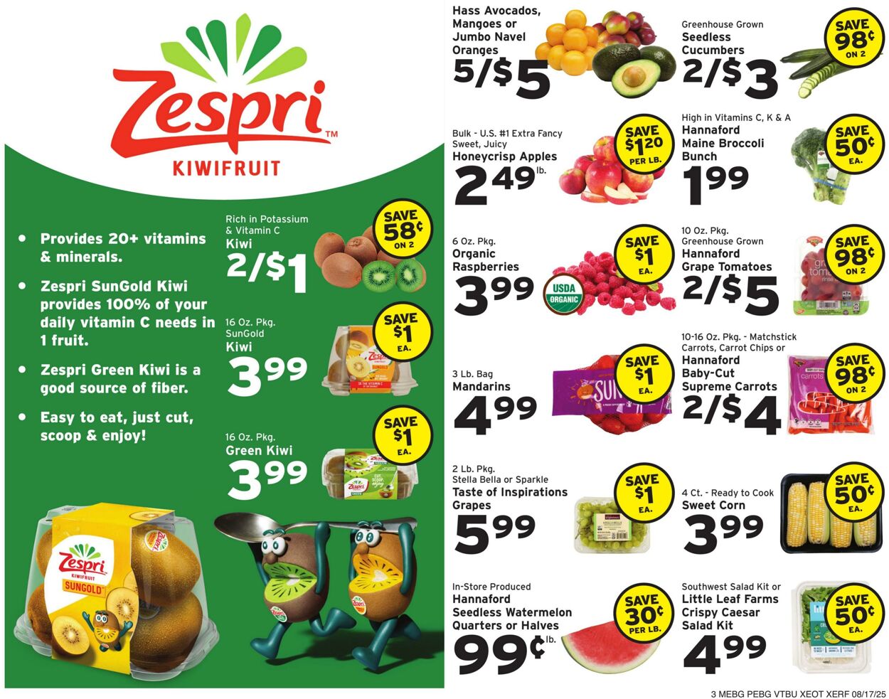 Catalogue Hannaford from 08/17/2025