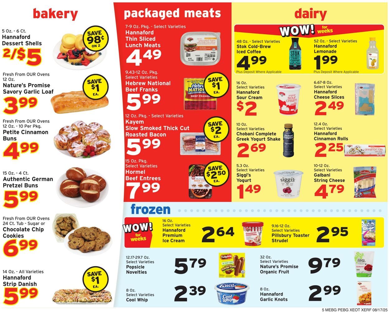 Catalogue Hannaford from 08/17/2025