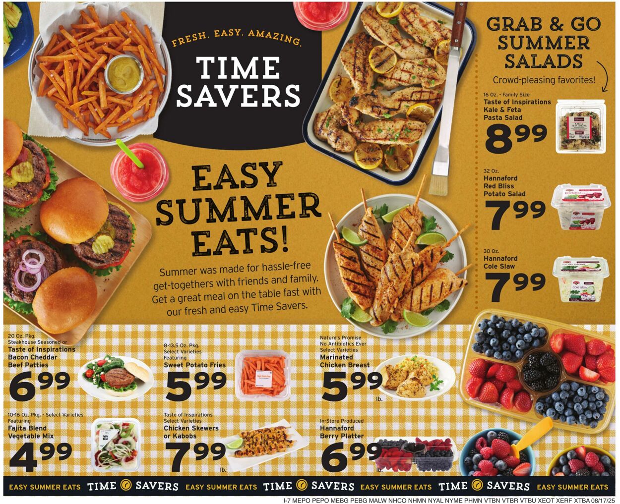 Catalogue Hannaford from 08/17/2025