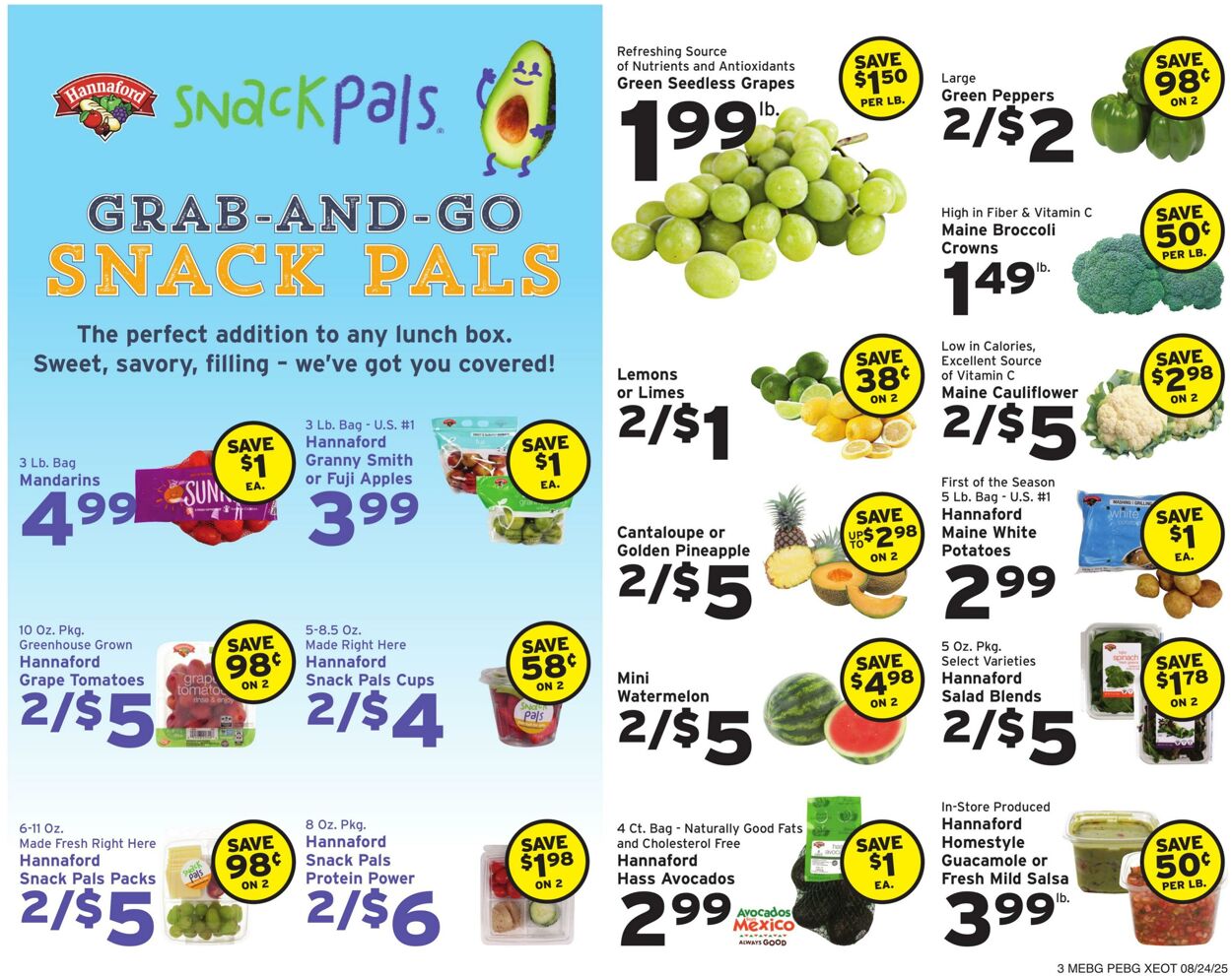 Catalogue Hannaford from 08/24/2025