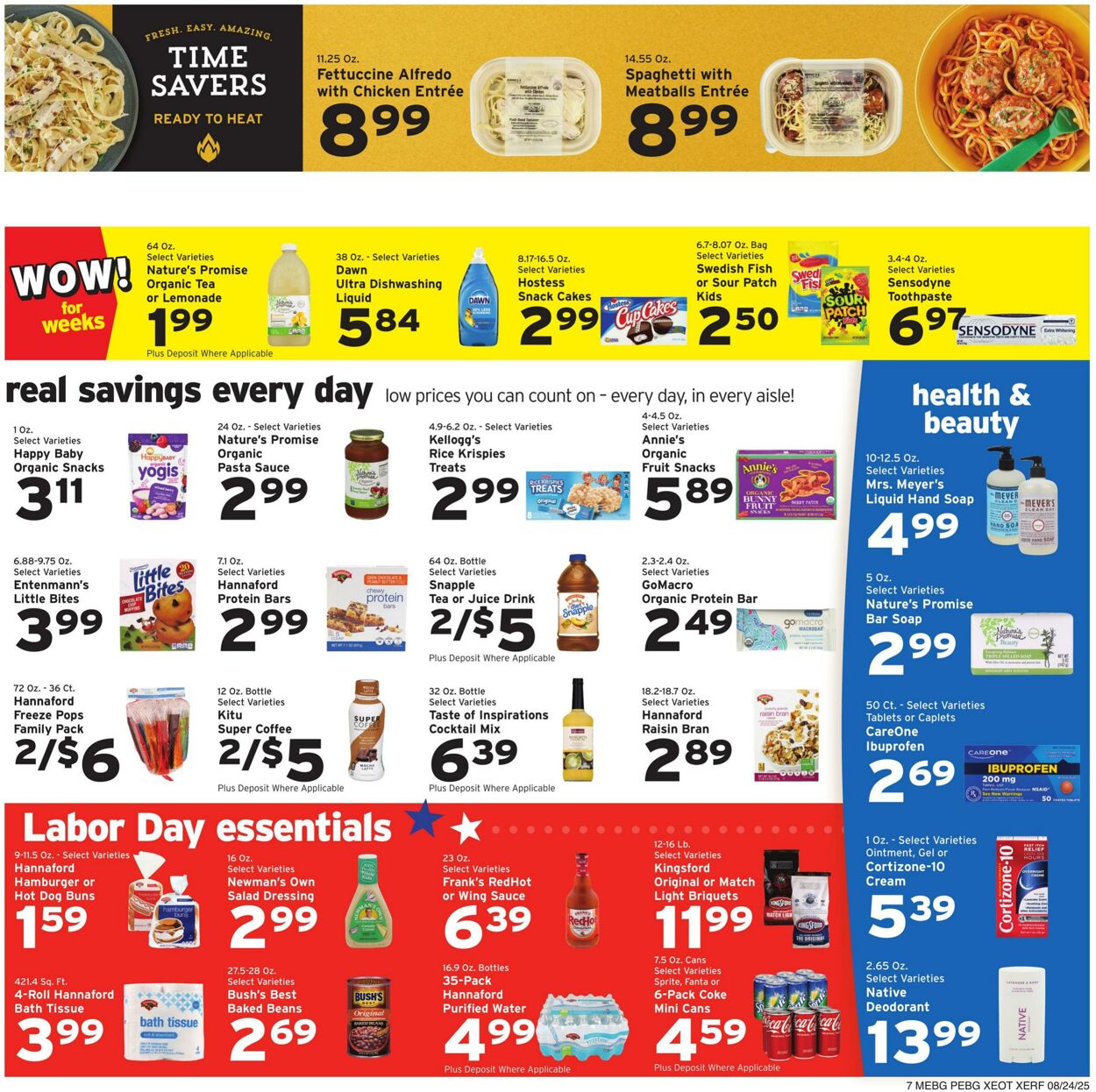 Catalogue Hannaford from 08/24/2025