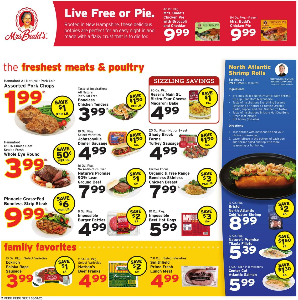 Catalogue Hannaford from 08/31/2025
