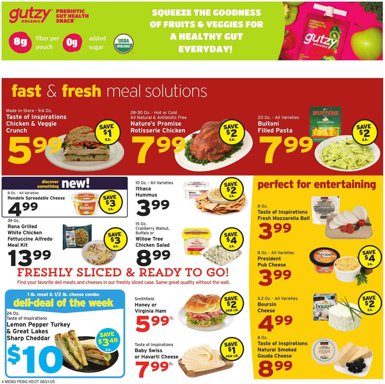 Catalogue Hannaford from 08/31/2025
