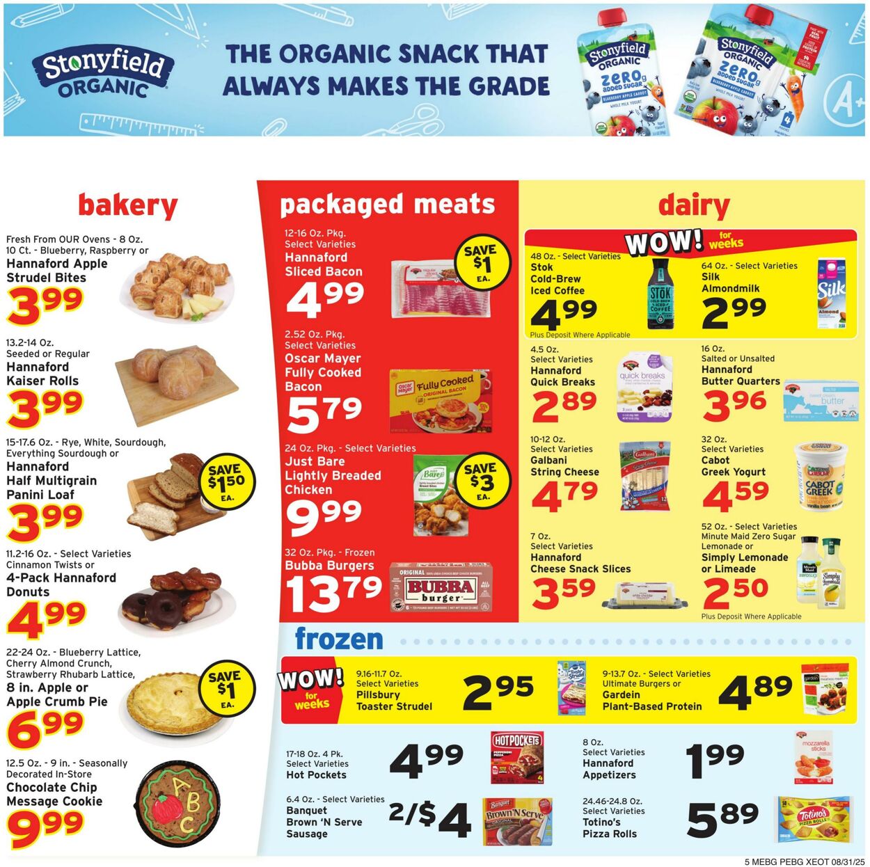 Catalogue Hannaford from 08/31/2025