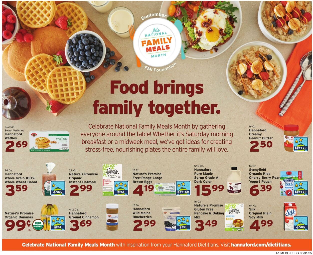 Catalogue Hannaford from 08/31/2025