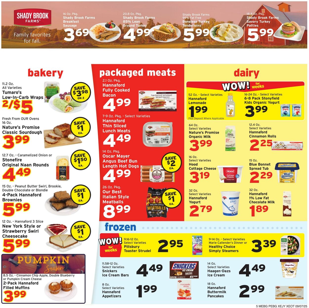 Catalogue Hannaford from 09/07/2025