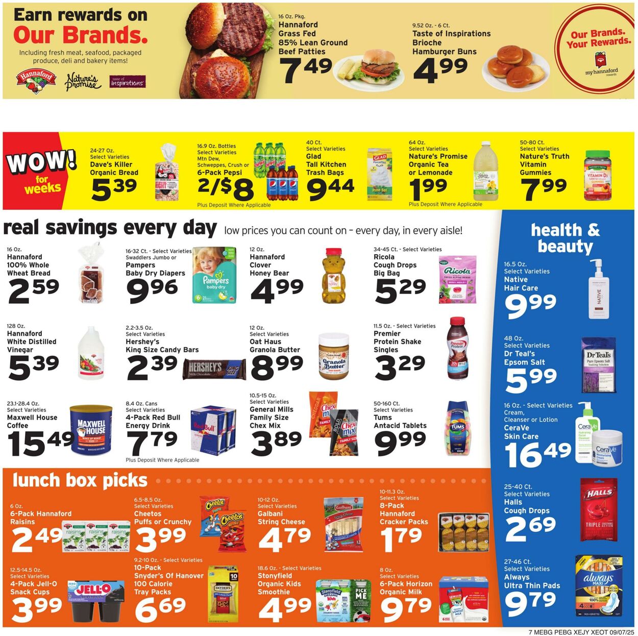 Catalogue Hannaford from 09/07/2025