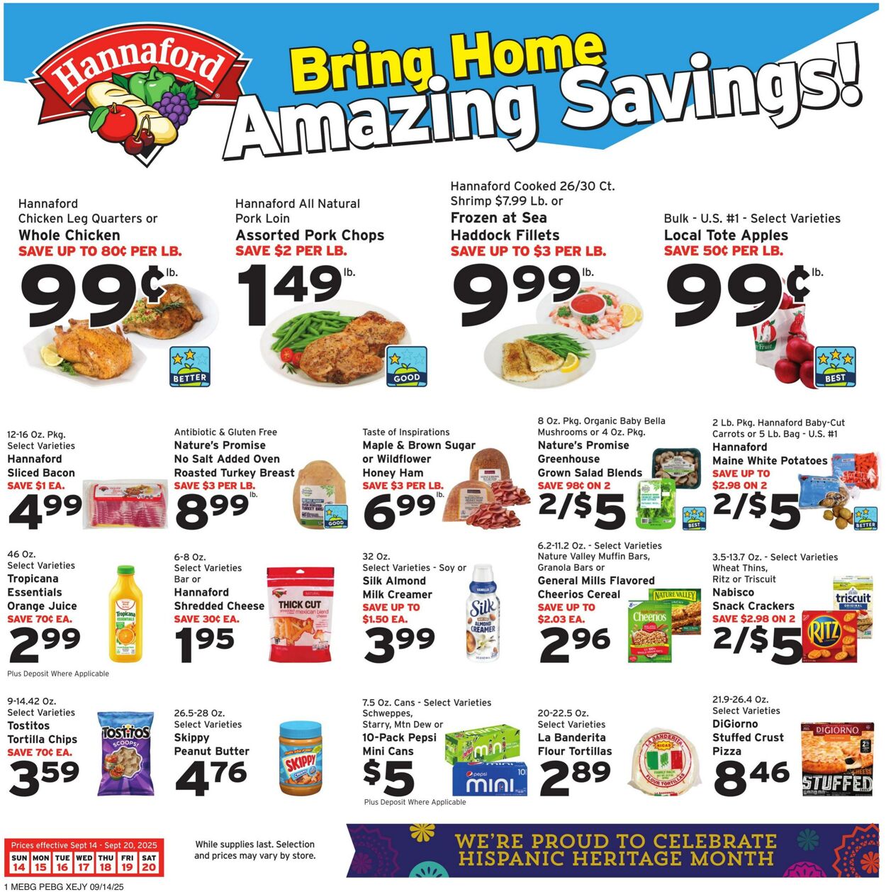 Catalogue Hannaford from 09/14/2025