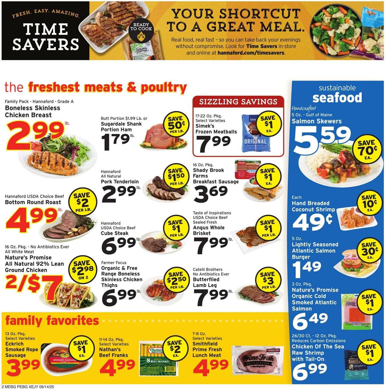 Catalogue Hannaford from 09/14/2025