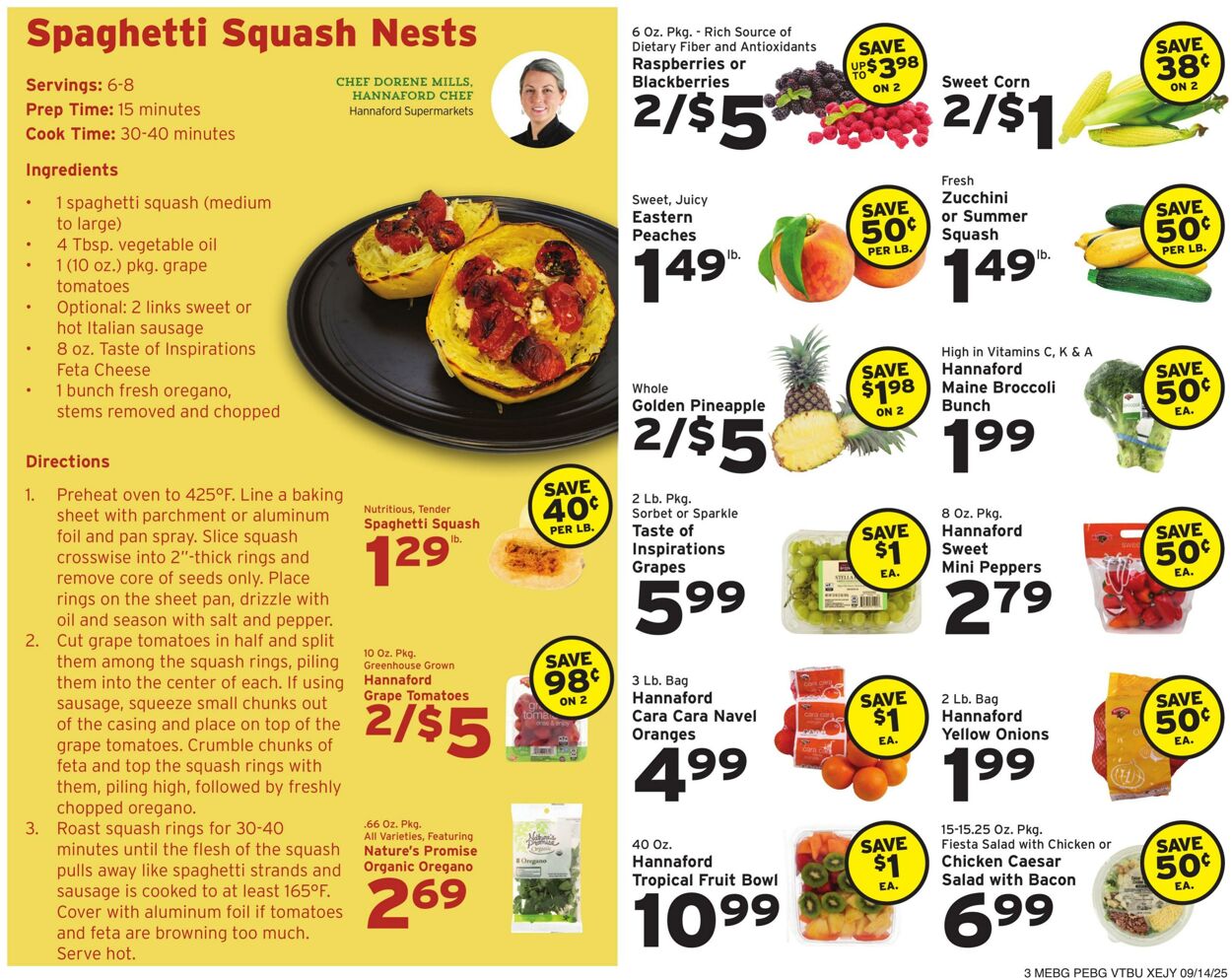 Catalogue Hannaford from 09/14/2025