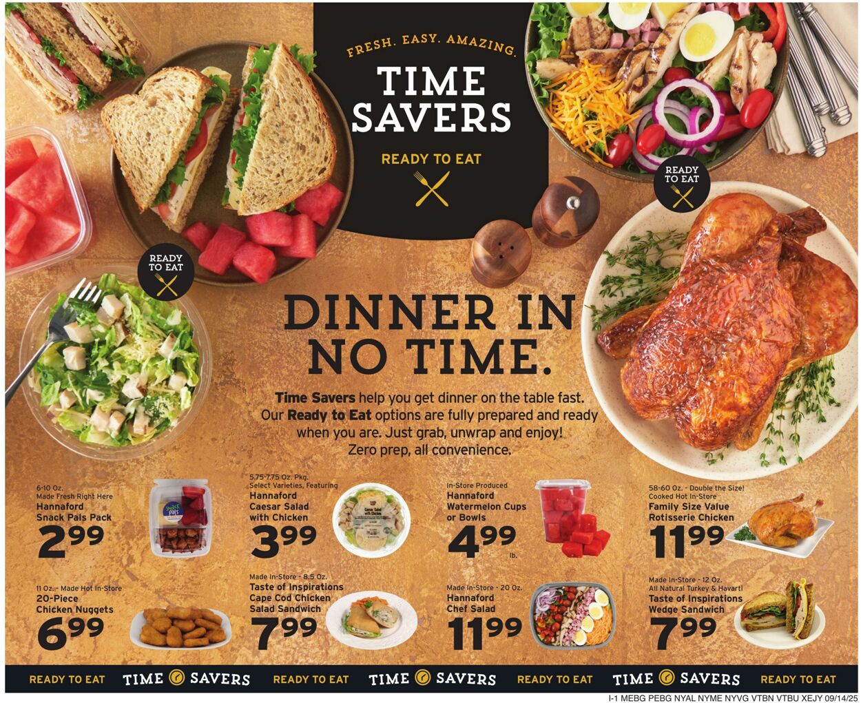 Catalogue Hannaford from 09/14/2025