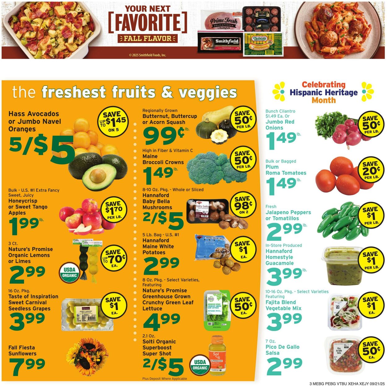 Catalogue Hannaford from 09/21/2025
