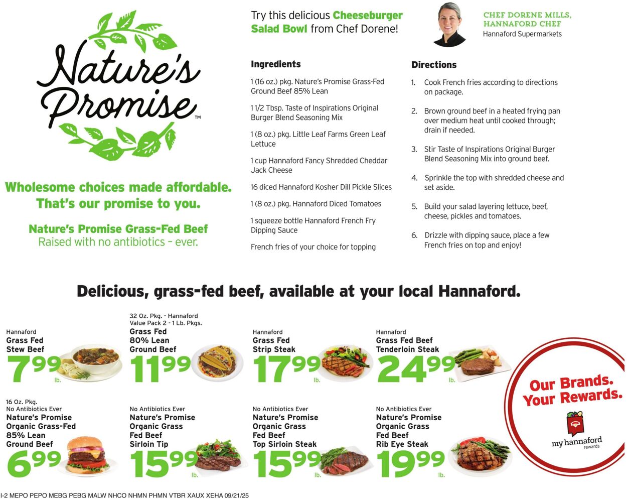 Catalogue Hannaford from 09/21/2025
