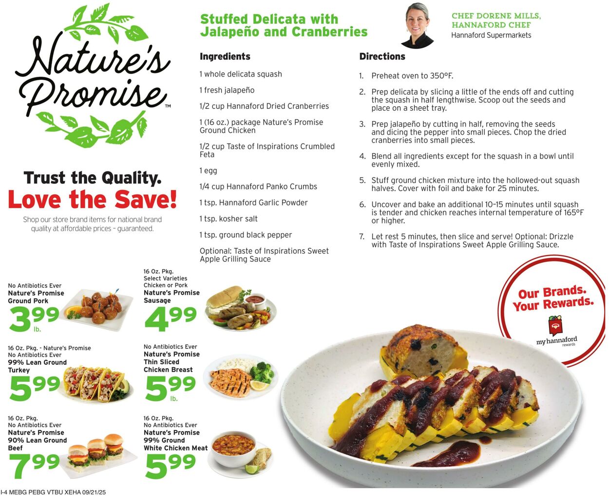 Catalogue Hannaford from 09/21/2025