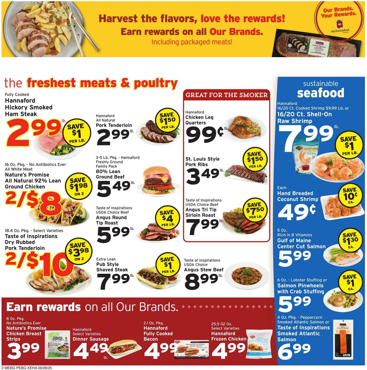 Catalogue Hannaford from 09/28/2025