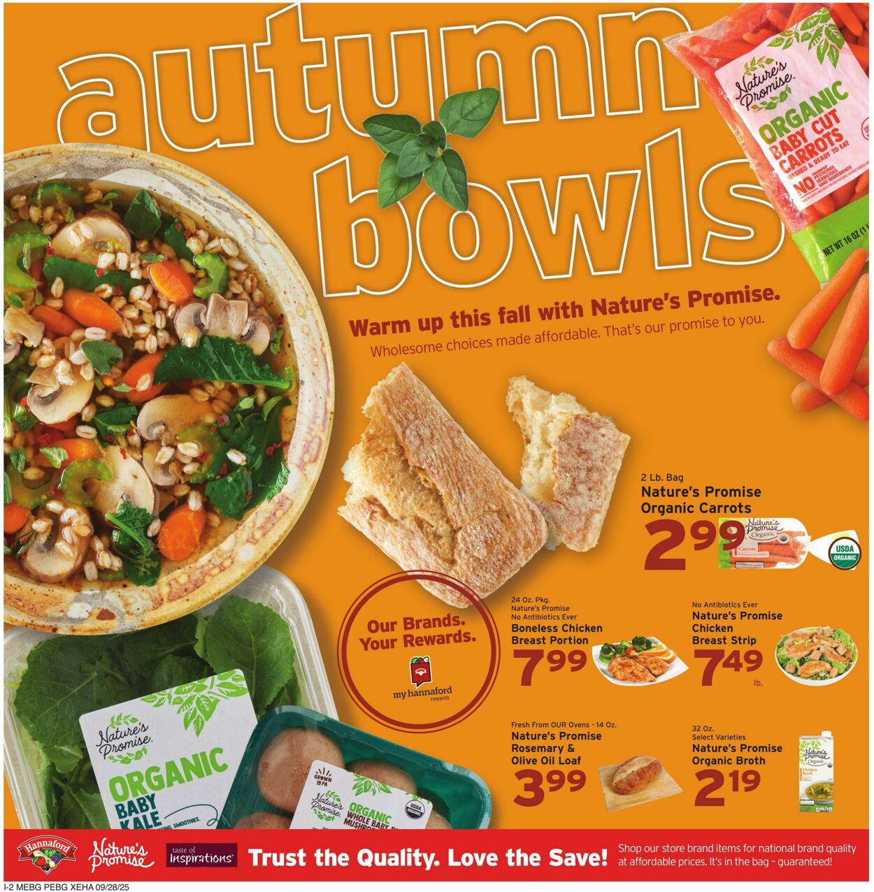 Catalogue Hannaford from 09/28/2025