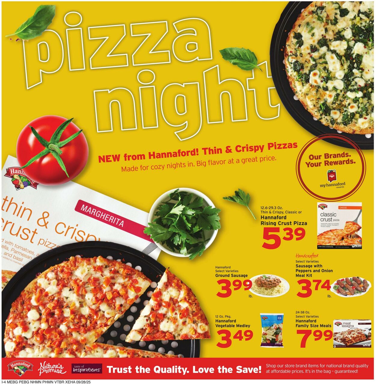 Catalogue Hannaford from 09/28/2025