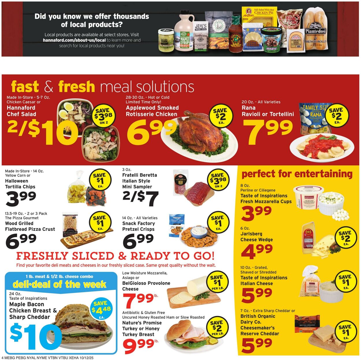 Catalogue Hannaford from 10/12/2025