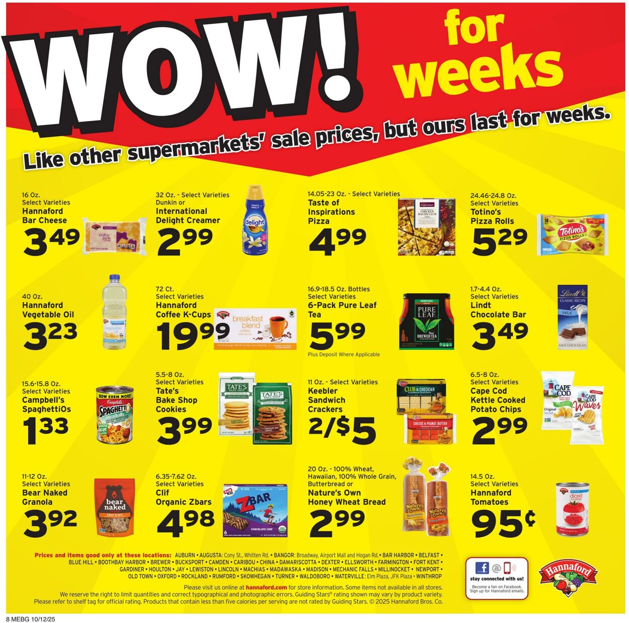Catalogue Hannaford from 10/12/2025