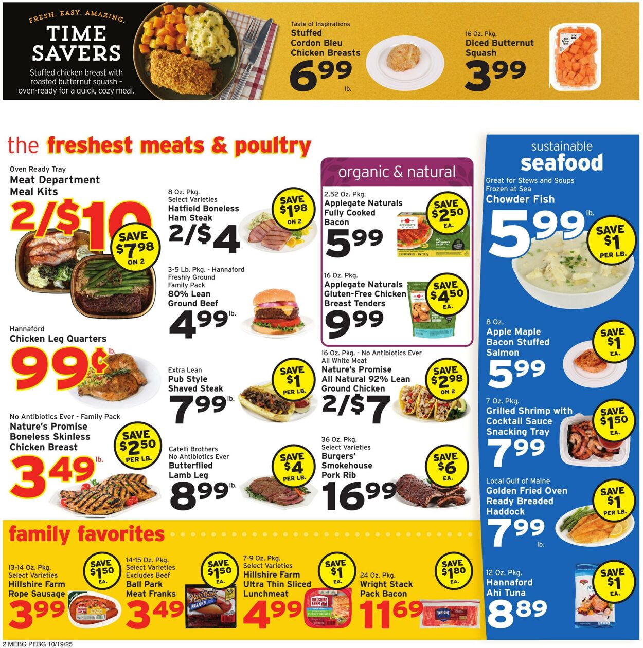 Catalogue Hannaford from 10/19/2025
