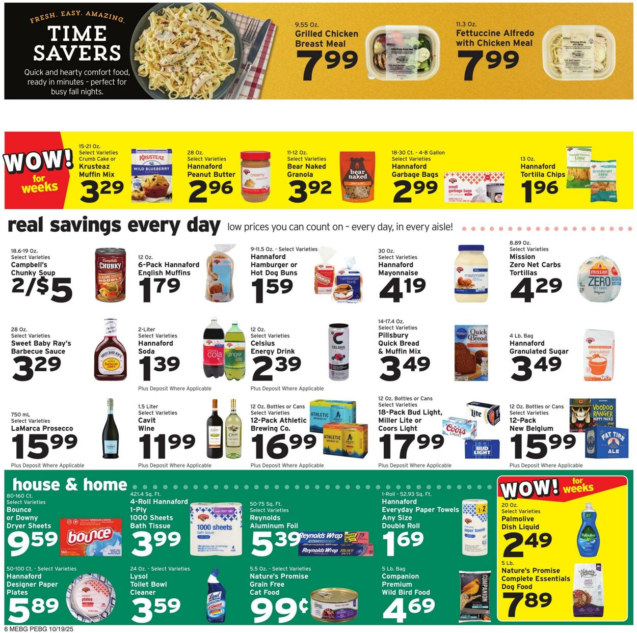 Catalogue Hannaford from 10/19/2025