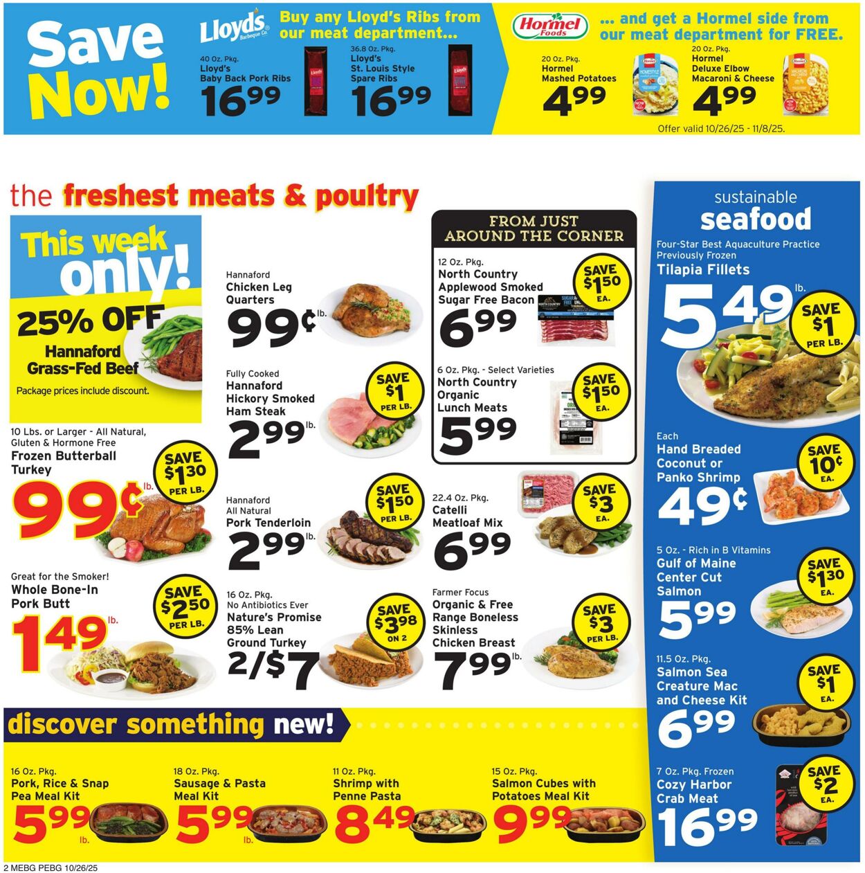 Catalogue Hannaford from 10/26/2025