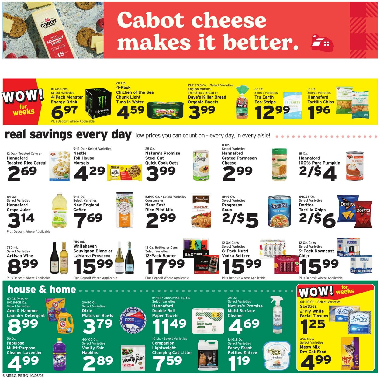 Catalogue Hannaford from 10/26/2025