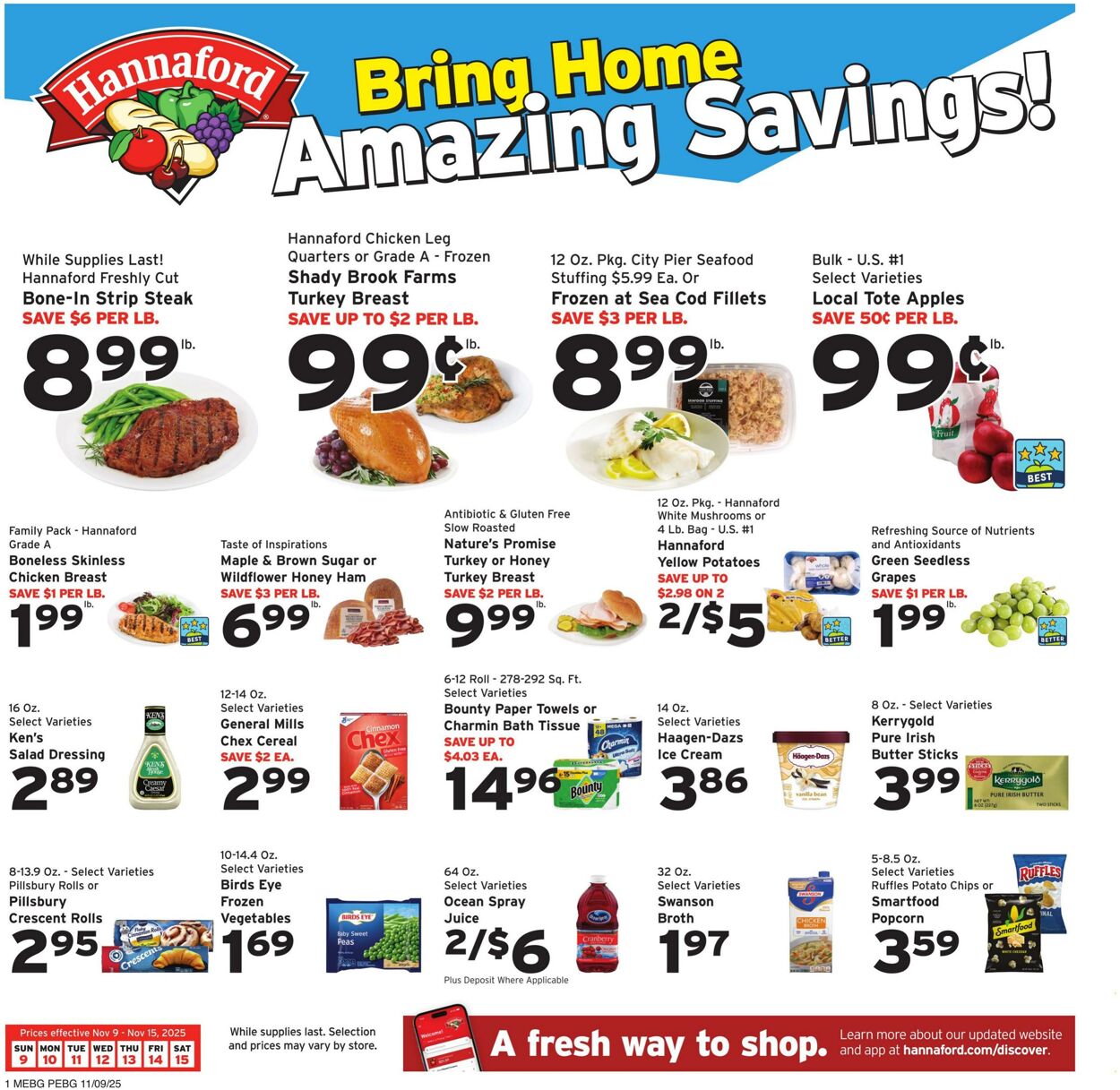 Catalogue Hannaford from 11/09/2025