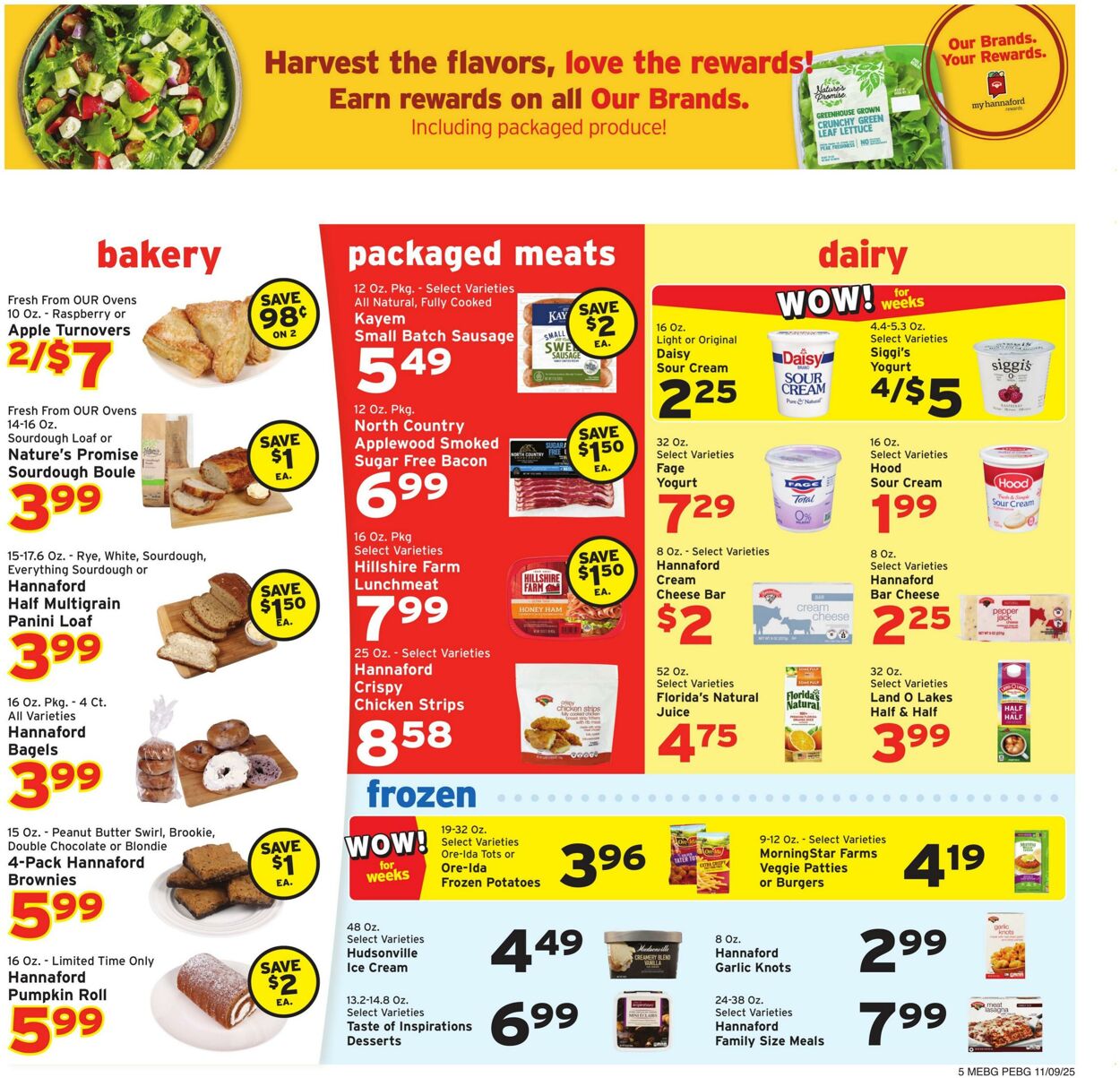 Catalogue Hannaford from 11/09/2025