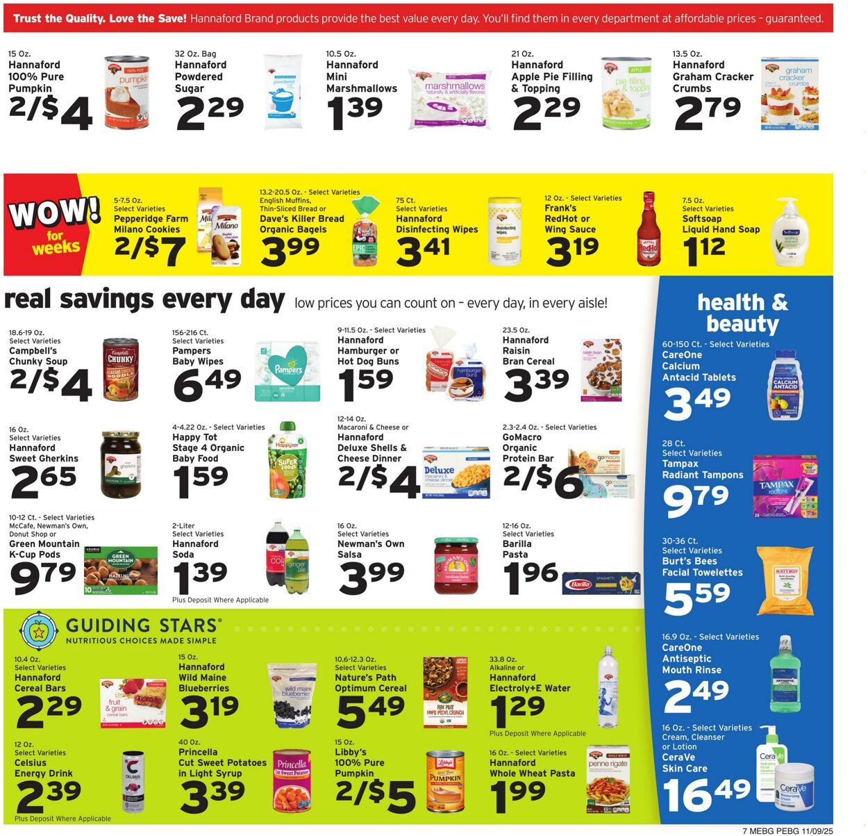 Catalogue Hannaford from 11/09/2025