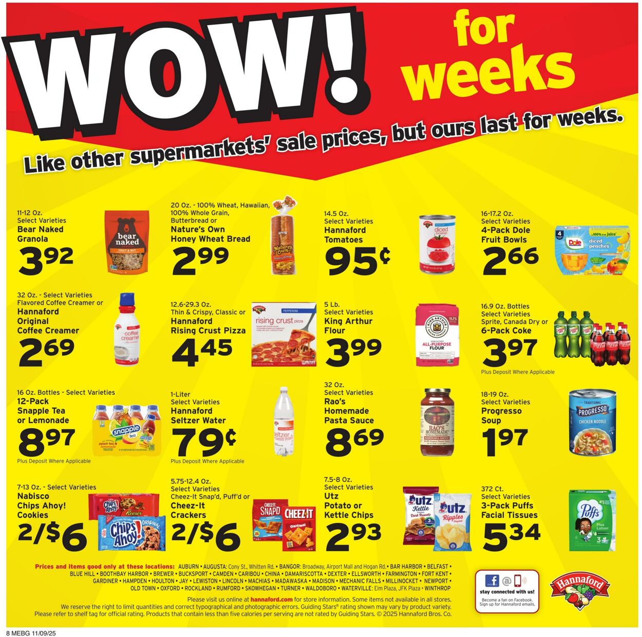 Catalogue Hannaford from 11/09/2025