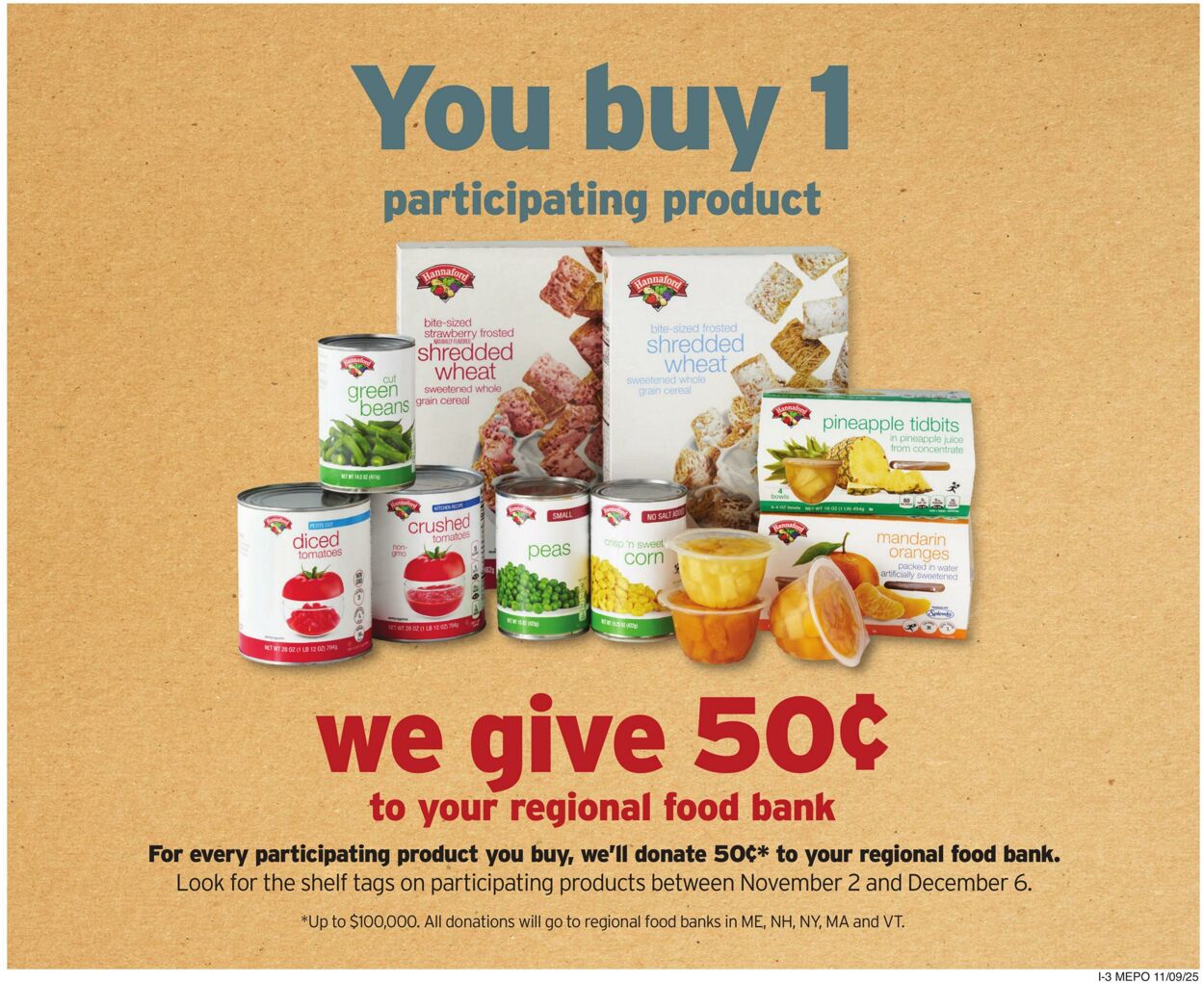 Catalogue Hannaford from 11/09/2025