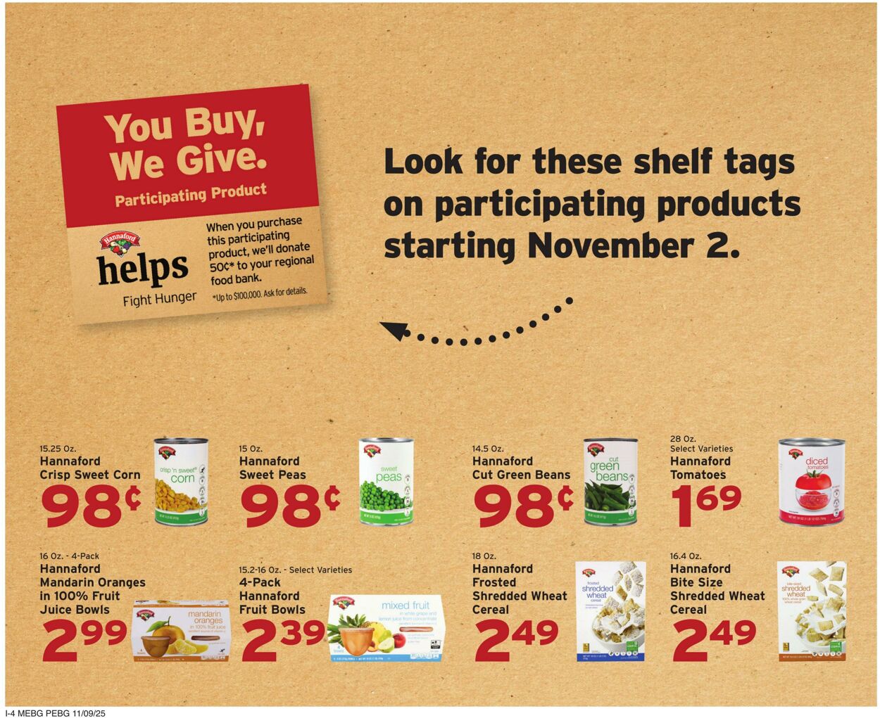 Catalogue Hannaford from 11/09/2025