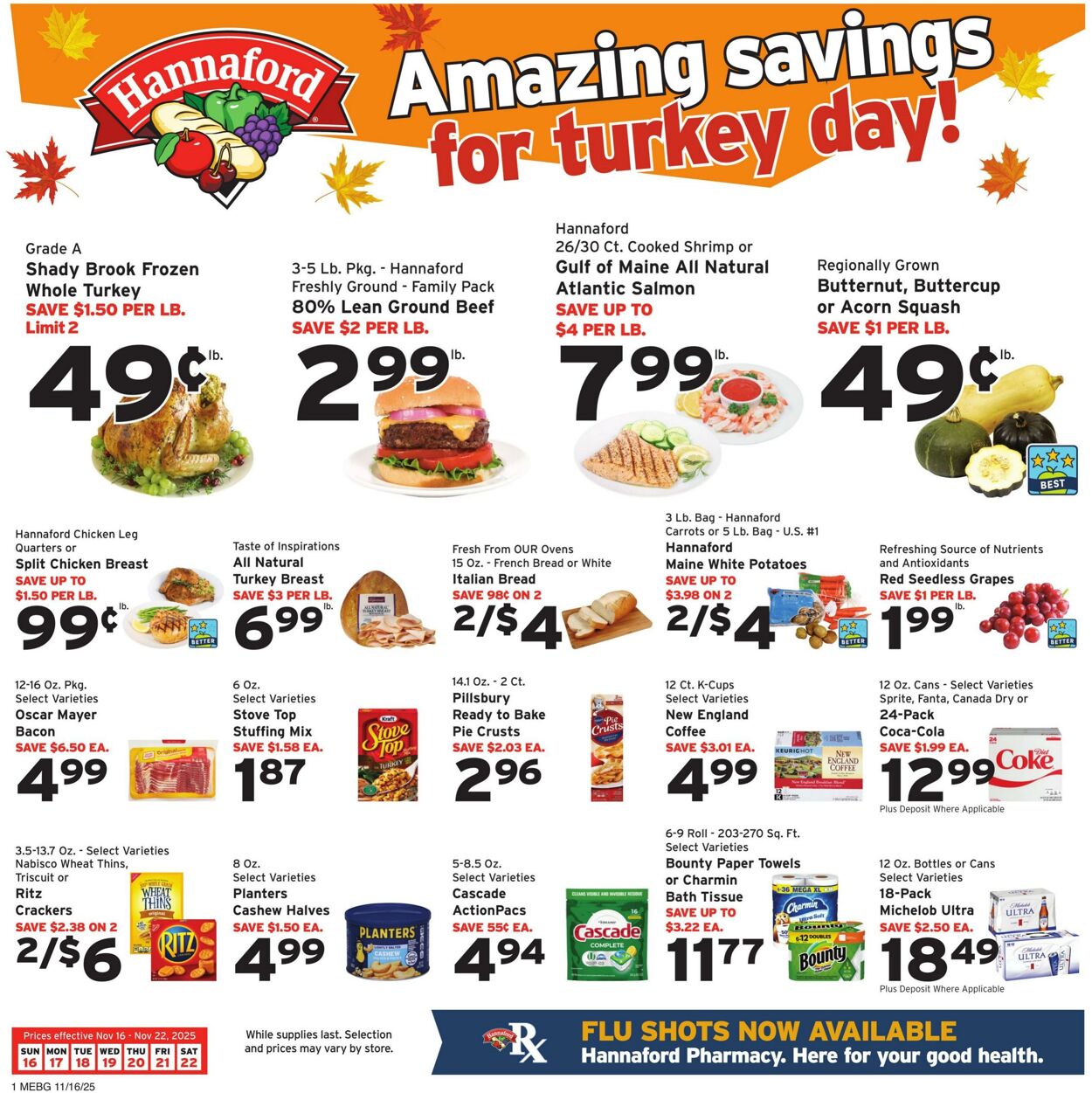Catalogue Hannaford from 11/16/2025