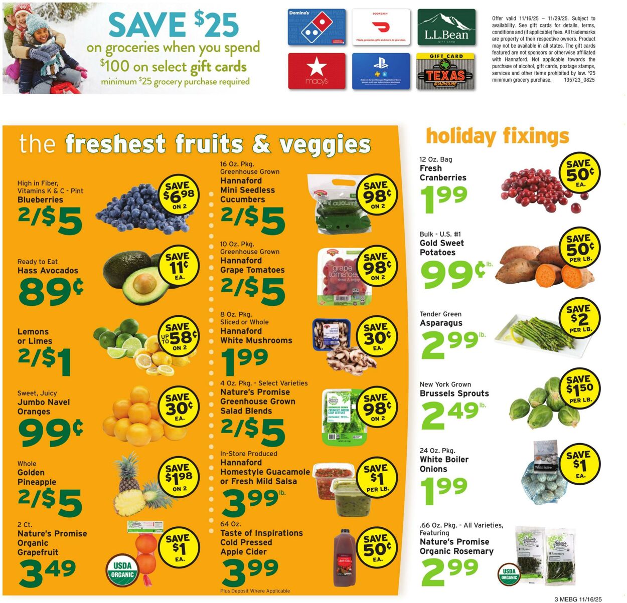 Catalogue Hannaford from 11/16/2025