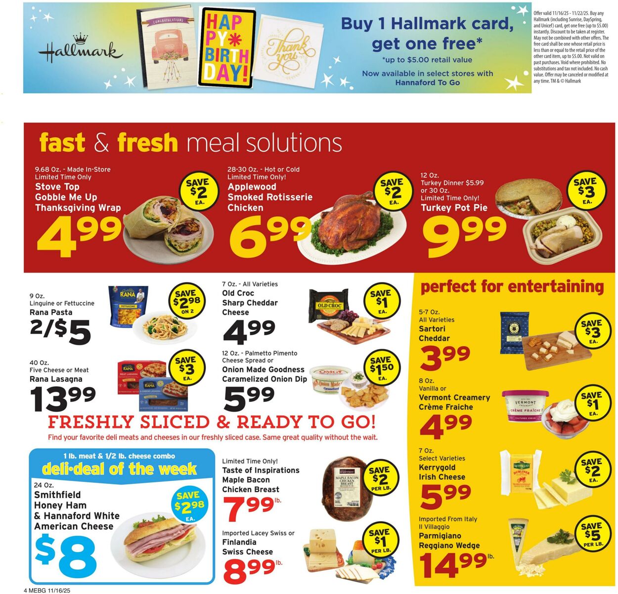 Catalogue Hannaford from 11/16/2025