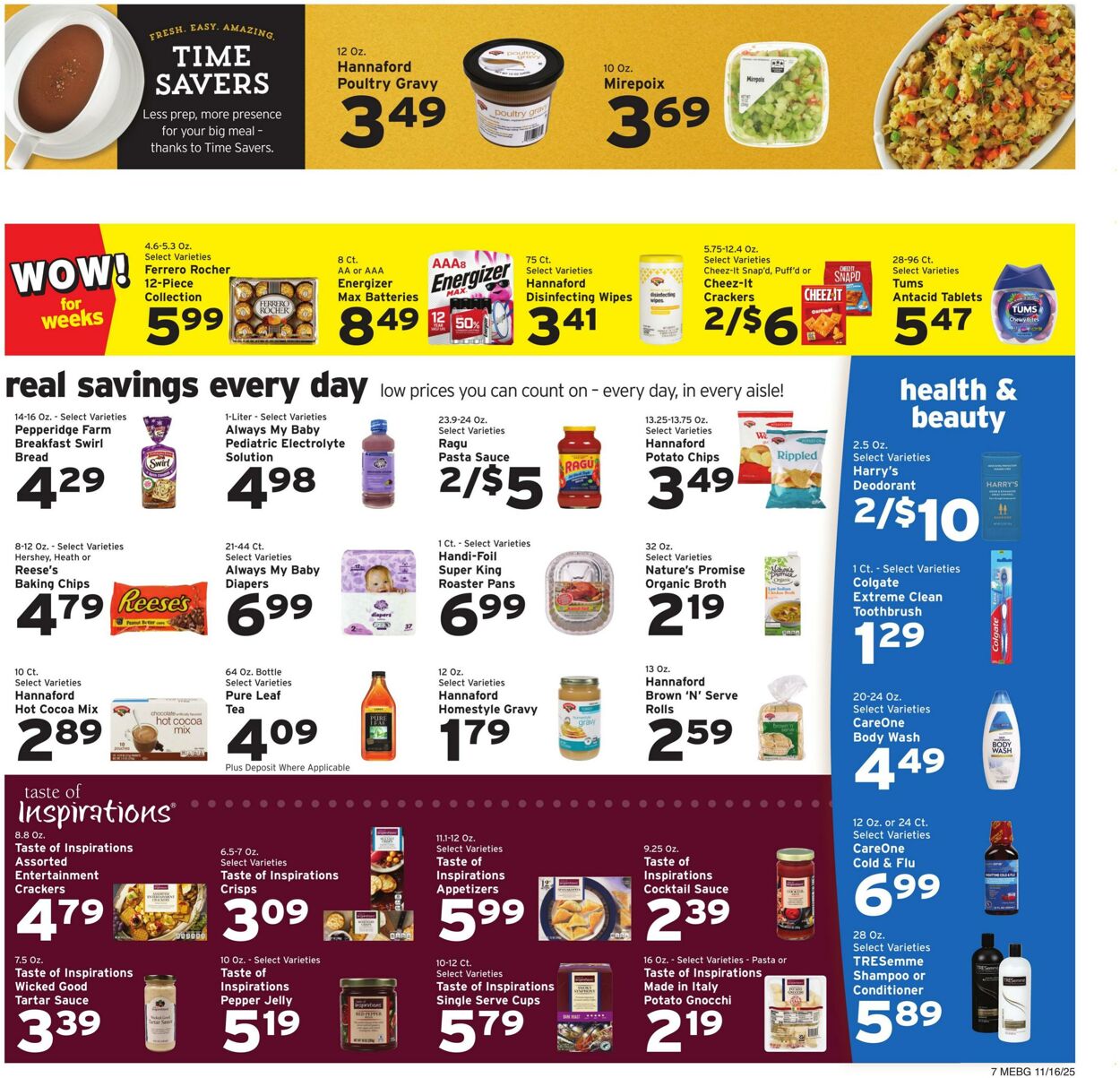 Catalogue Hannaford from 11/16/2025