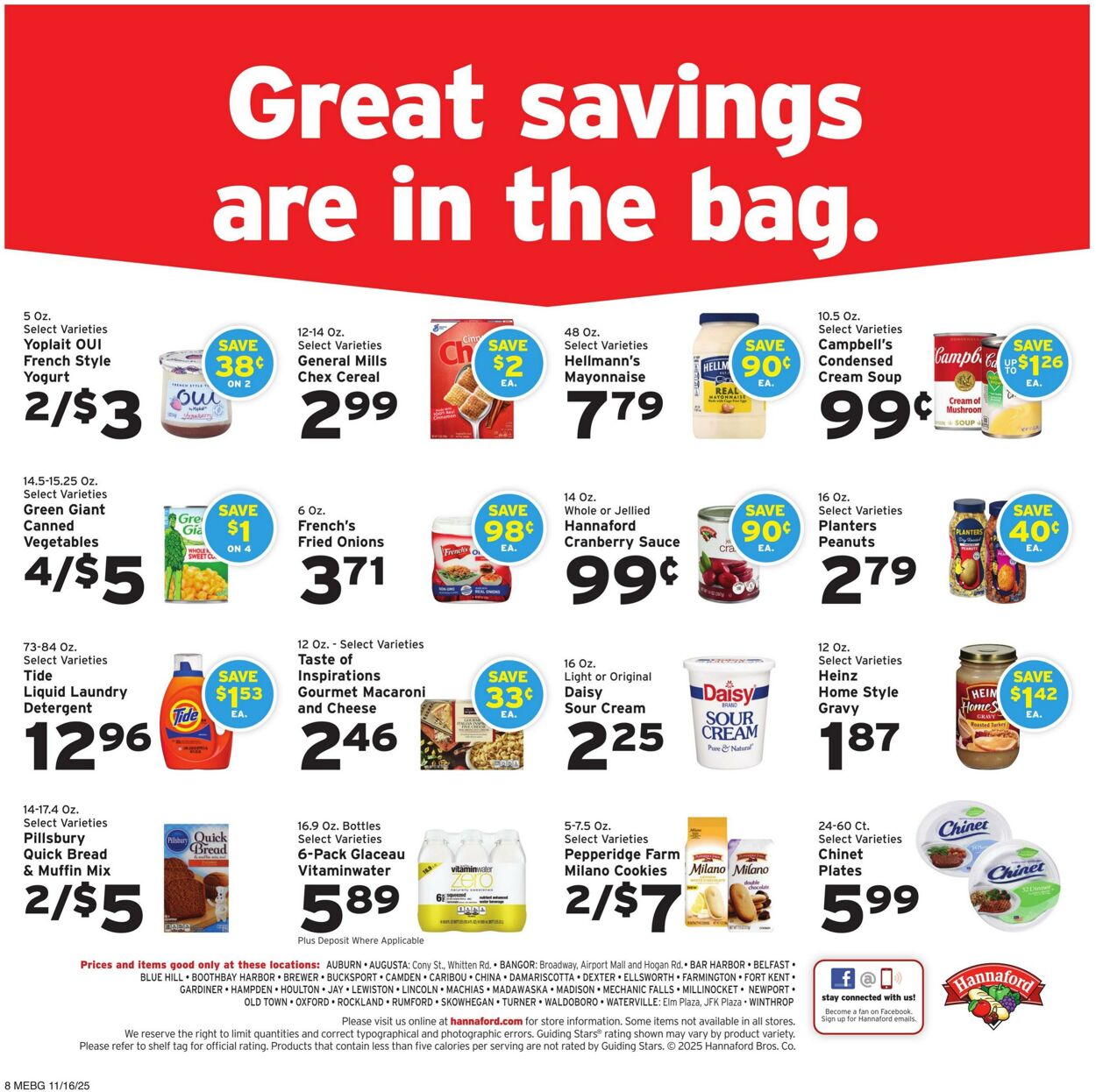 Catalogue Hannaford from 11/16/2025