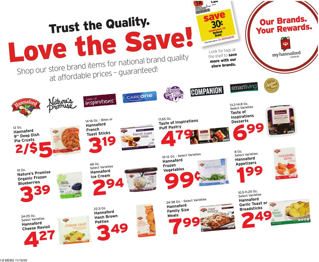 Catalogue Hannaford from 11/16/2025