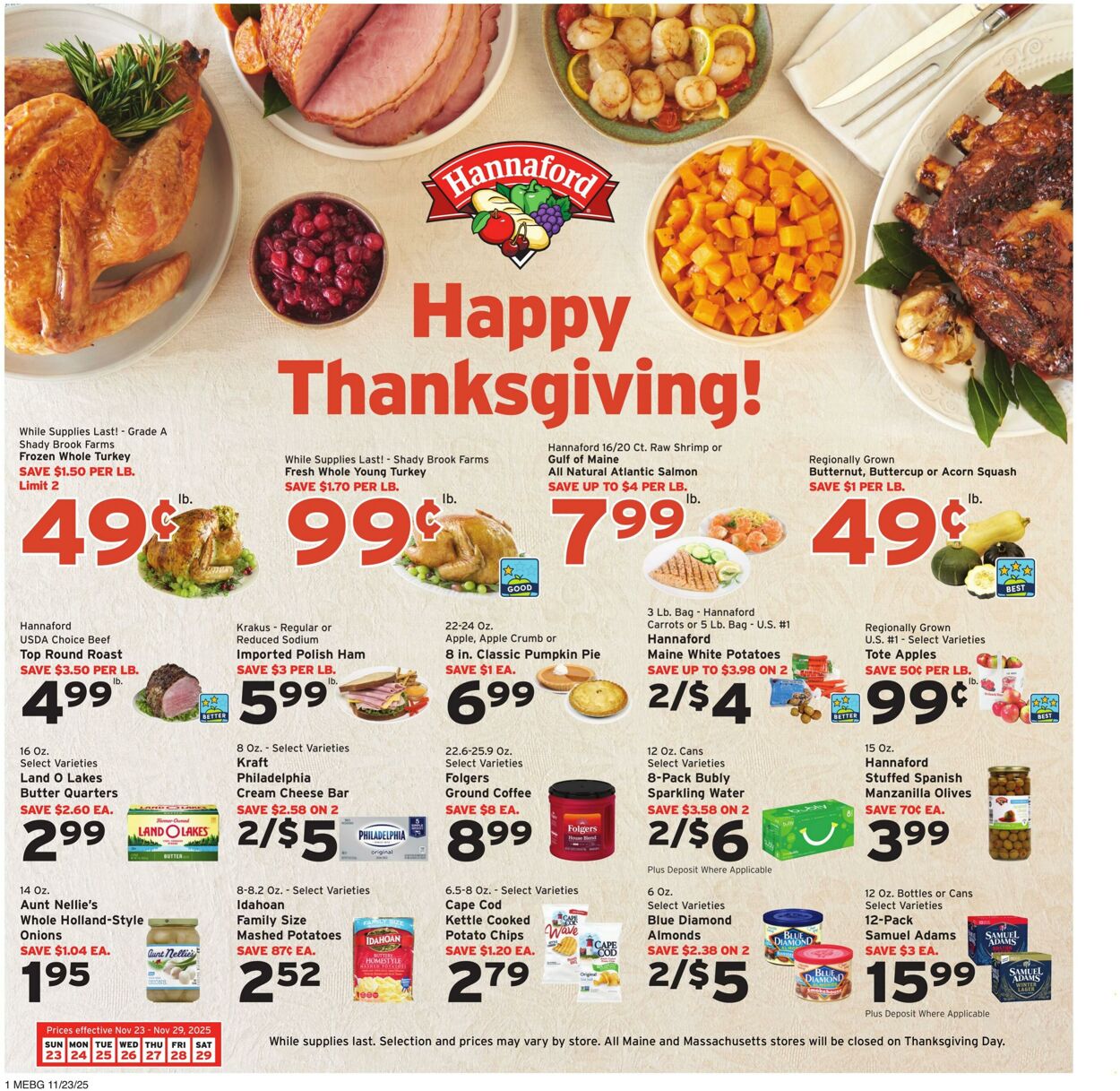 Catalogue Hannaford from 11/23/2025