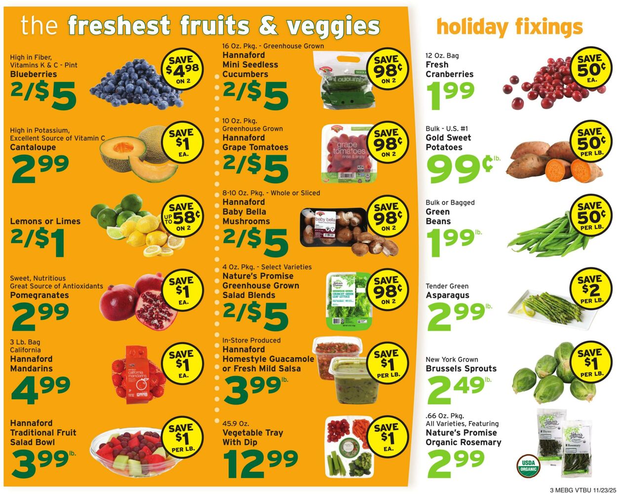 Catalogue Hannaford from 11/23/2025