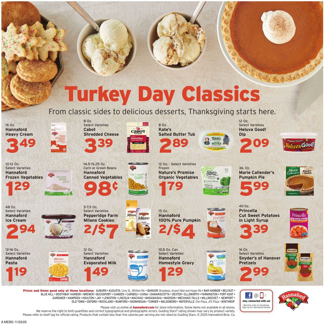 Catalogue Hannaford from 11/23/2025