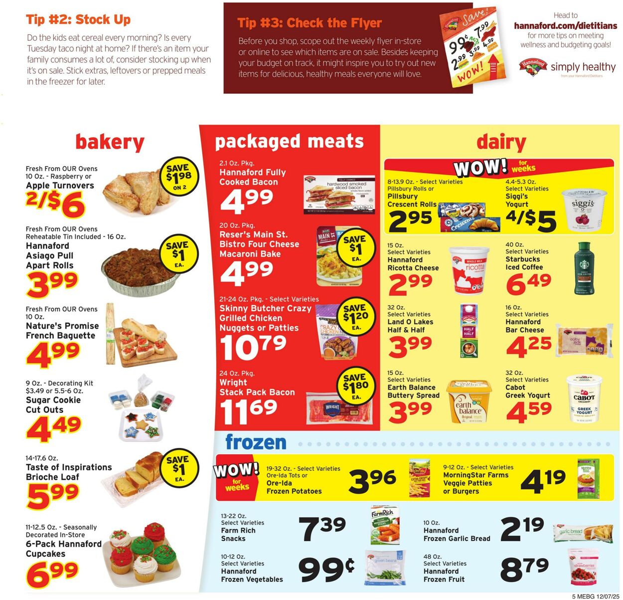 Catalogue Hannaford from 12/07/2025