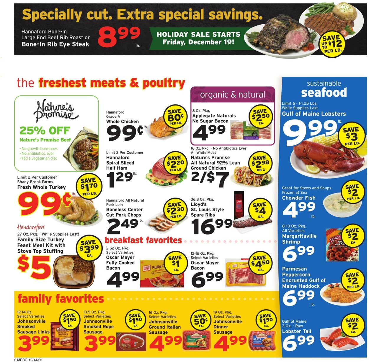 Catalogue Hannaford from 12/14/2025