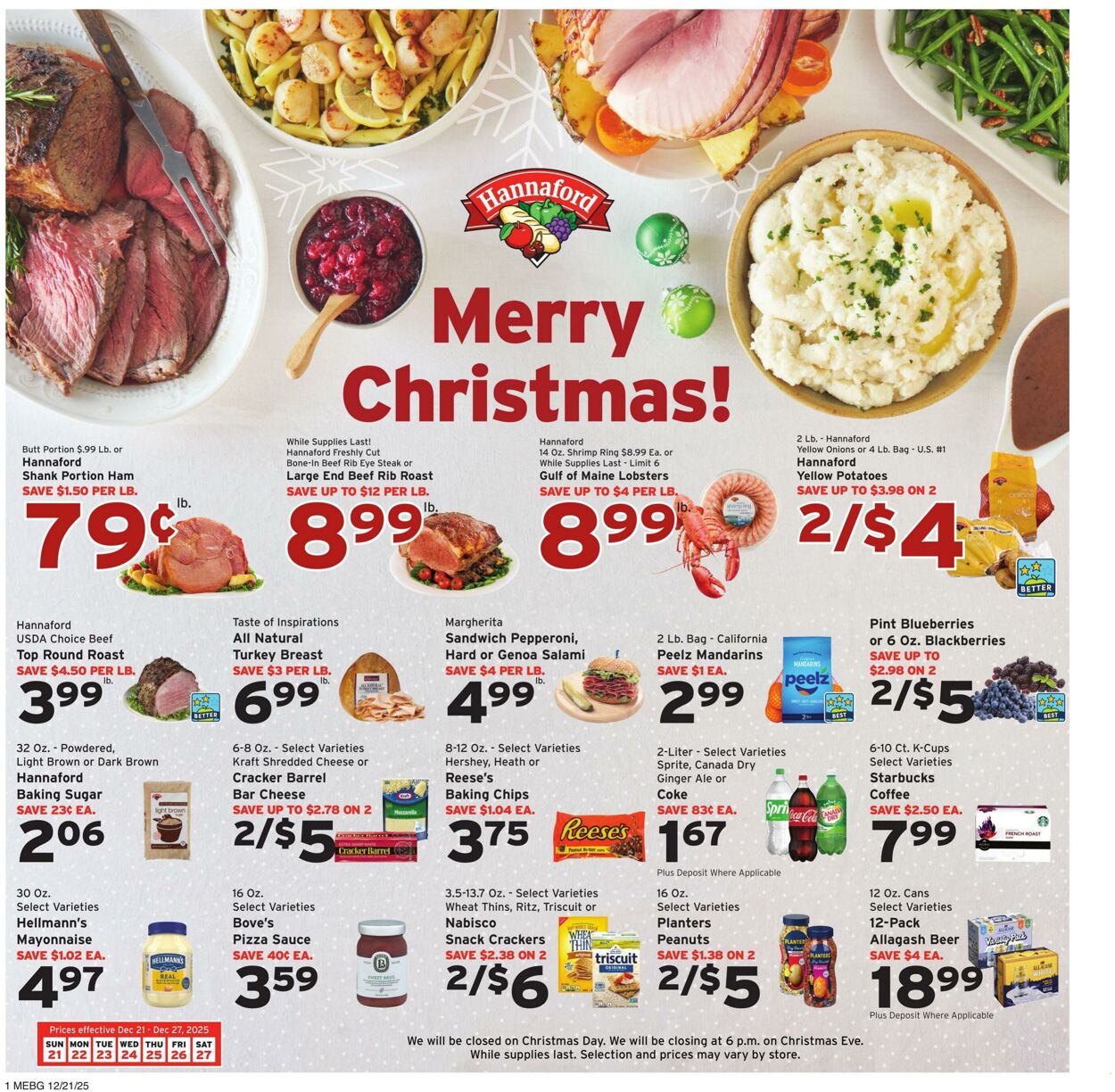 Catalogue Hannaford from 12/21/2025