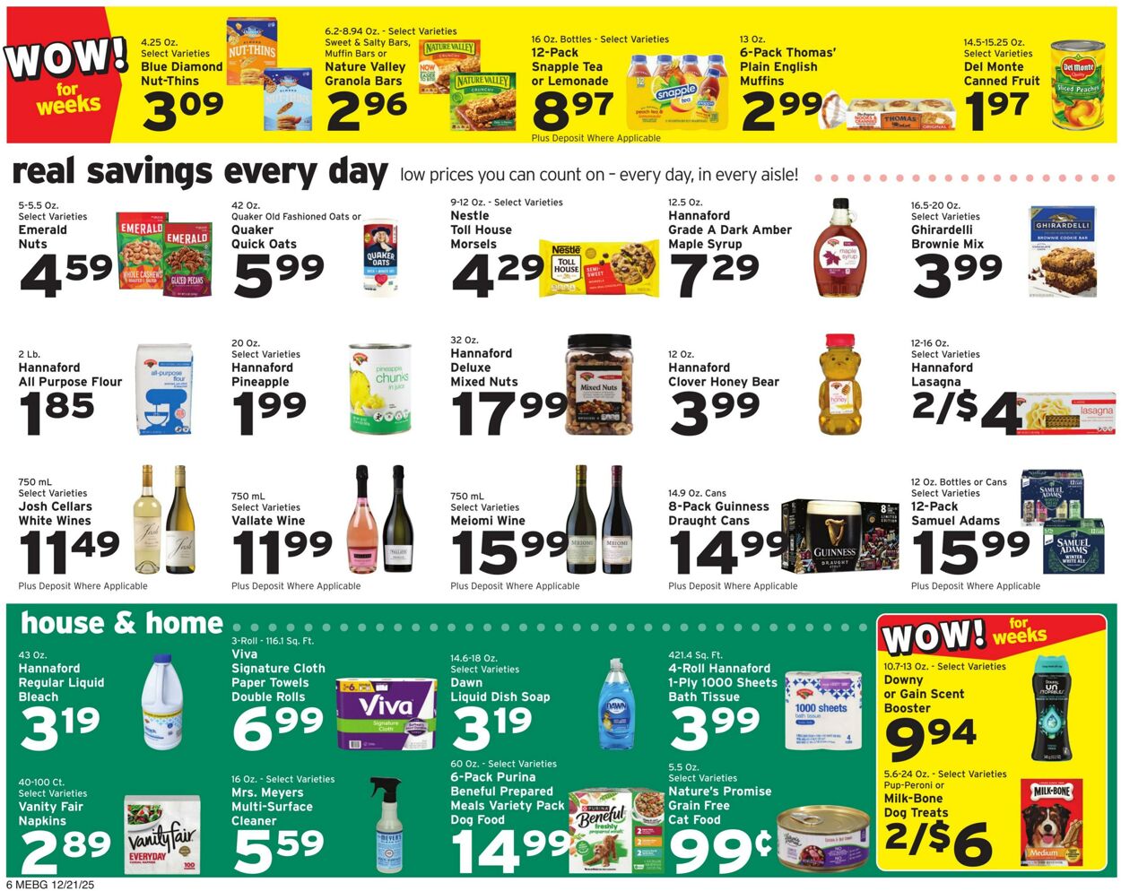 Catalogue Hannaford from 12/21/2025