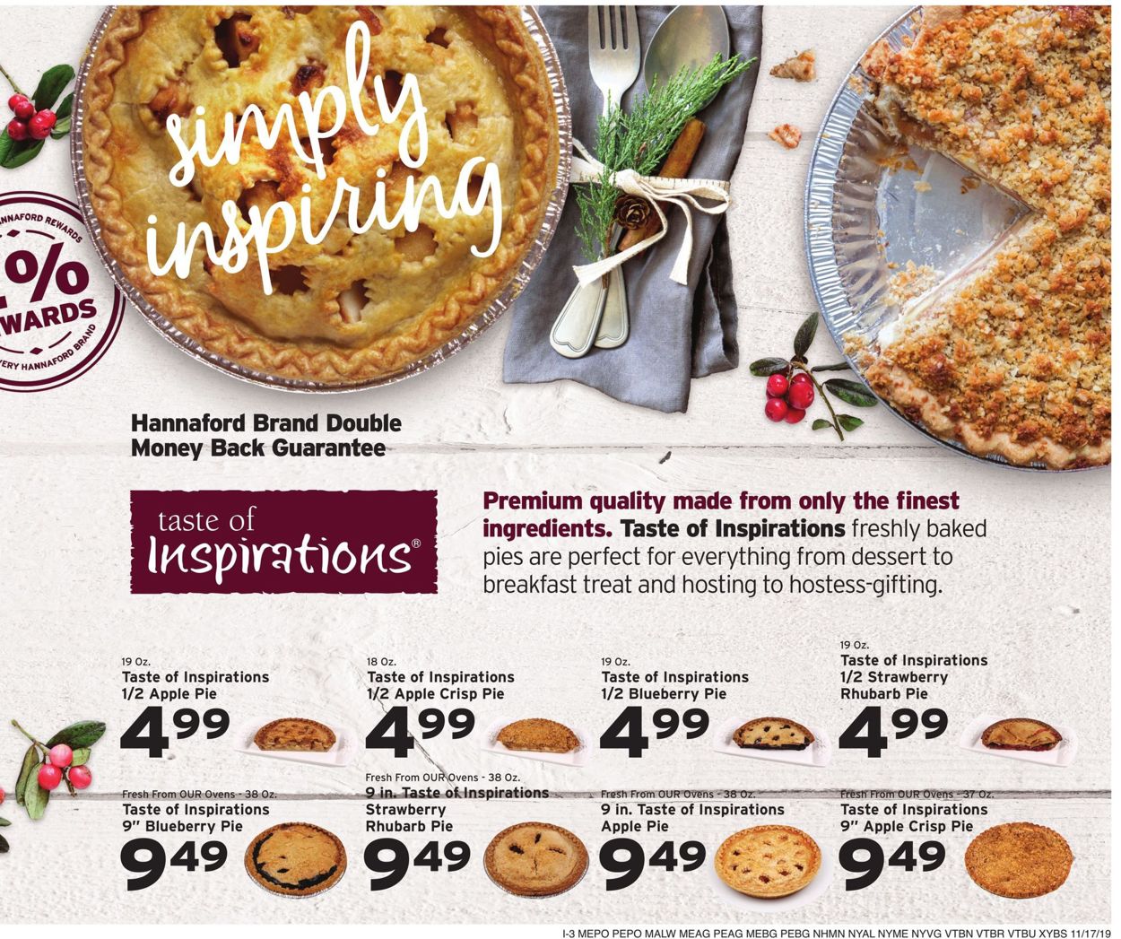 Catalogue Hannaford from 11/17/2019