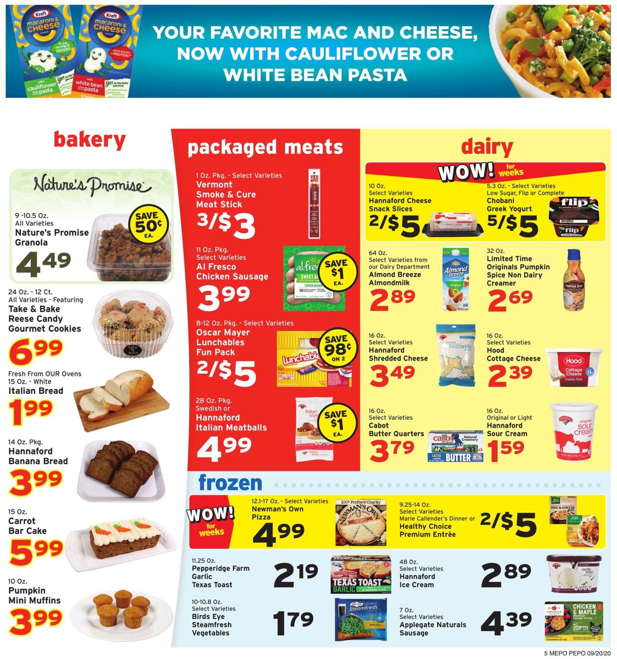 Catalogue Hannaford from 09/20/2020