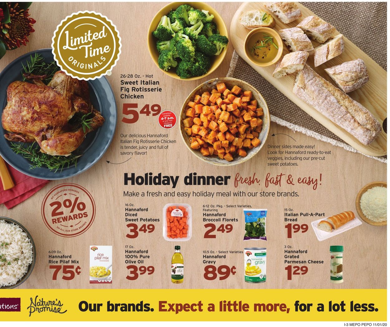 Catalogue Hannaford from 11/01/2020